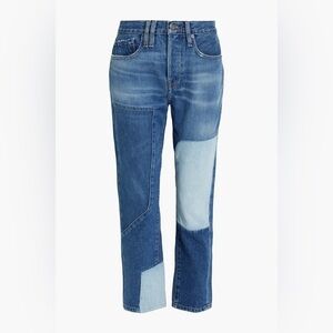 FRAME Denim Le Original Patchwork Boyfriend Jeans
